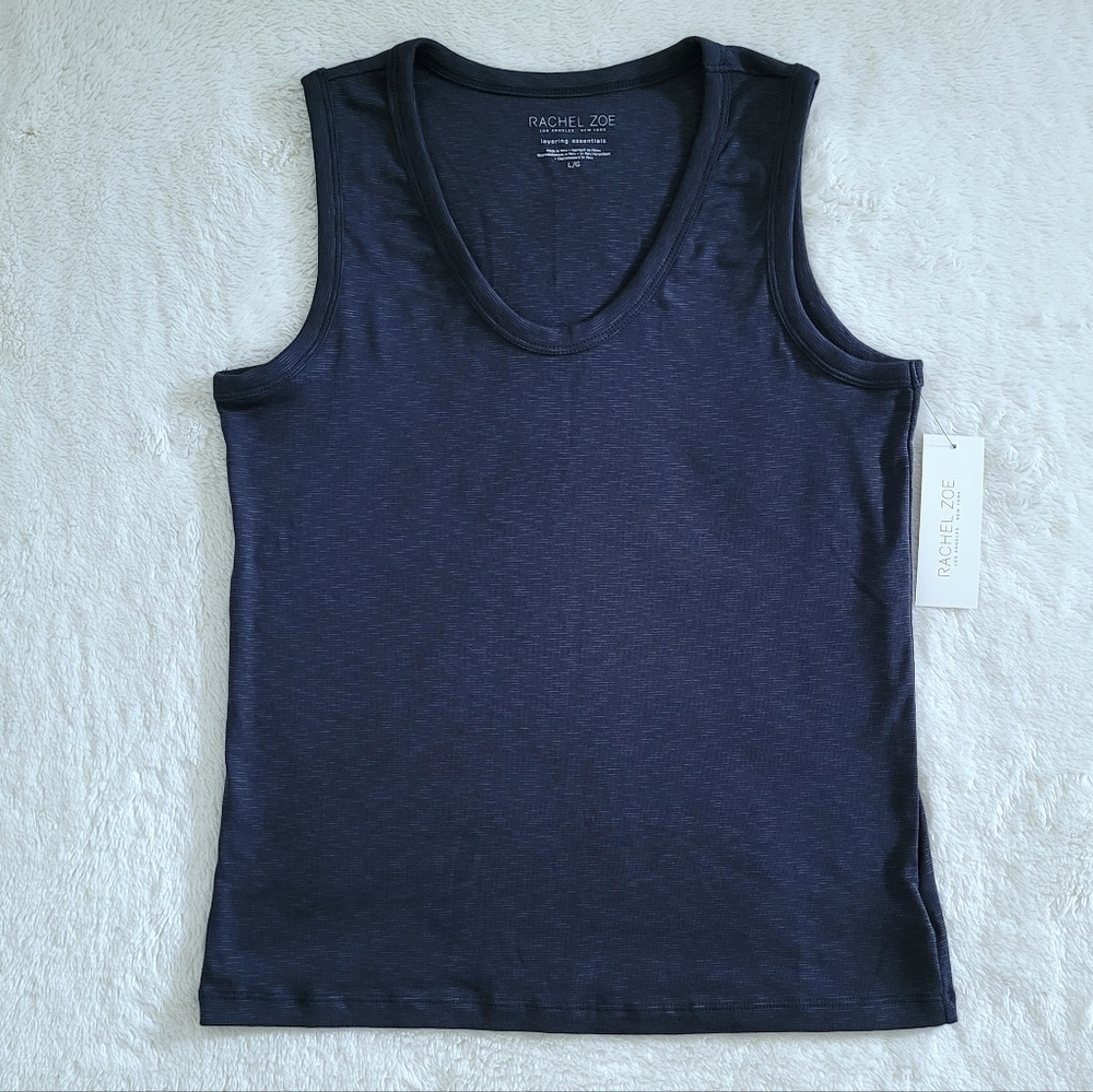 Rachel Zoe Sleeveless Layering Essentials Space🌌 Dyed Top - NWT - Picture 9 of 12
